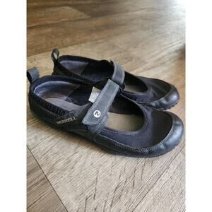 MERRELL Women's Barefoot Pure Glove Mary Jane Vibram Sole Comfort Shoes 6 Black